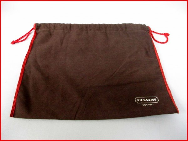 COACH/コーチ◇保管袋　保存袋　チョコ　29.5×23.5cm