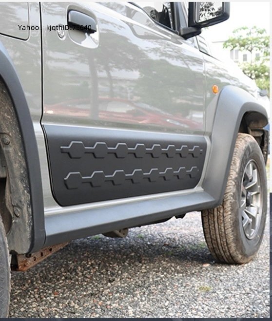  новая модель Suzuki Jimny дверь боковая дуга JB64/JB7 4 двери защита царапина предотвращение . удар машина дверь защита загрязнения предотвращение левый правый 2 позиций комплект экстерьер детали custom специальный 