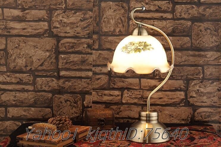  очень популярный превосходный товар стол лампа retro оборка под старину настольное освещение прикроватный лампа LED соответствует american 