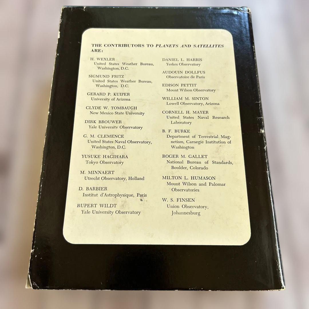 天文古書 PLANETS AND SATELLITES(惑星と衛星)/1961年 天文古書 PLANETS AND SATELLITES(惑星と衛星)/1961年