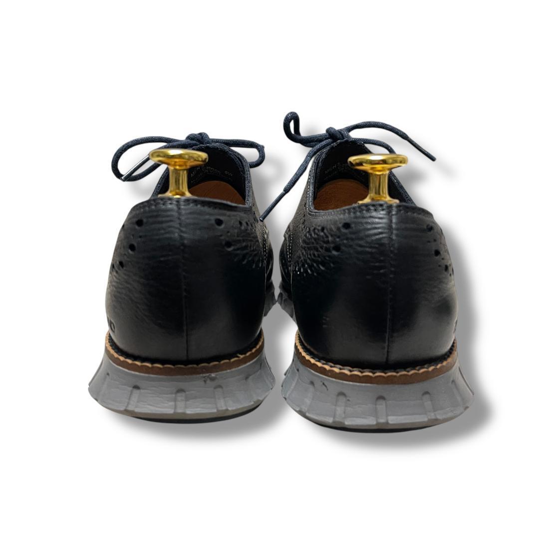 Cole Haan コールハーン ゼログランド ウイングチップ シューズ 8M 黒 ブラック