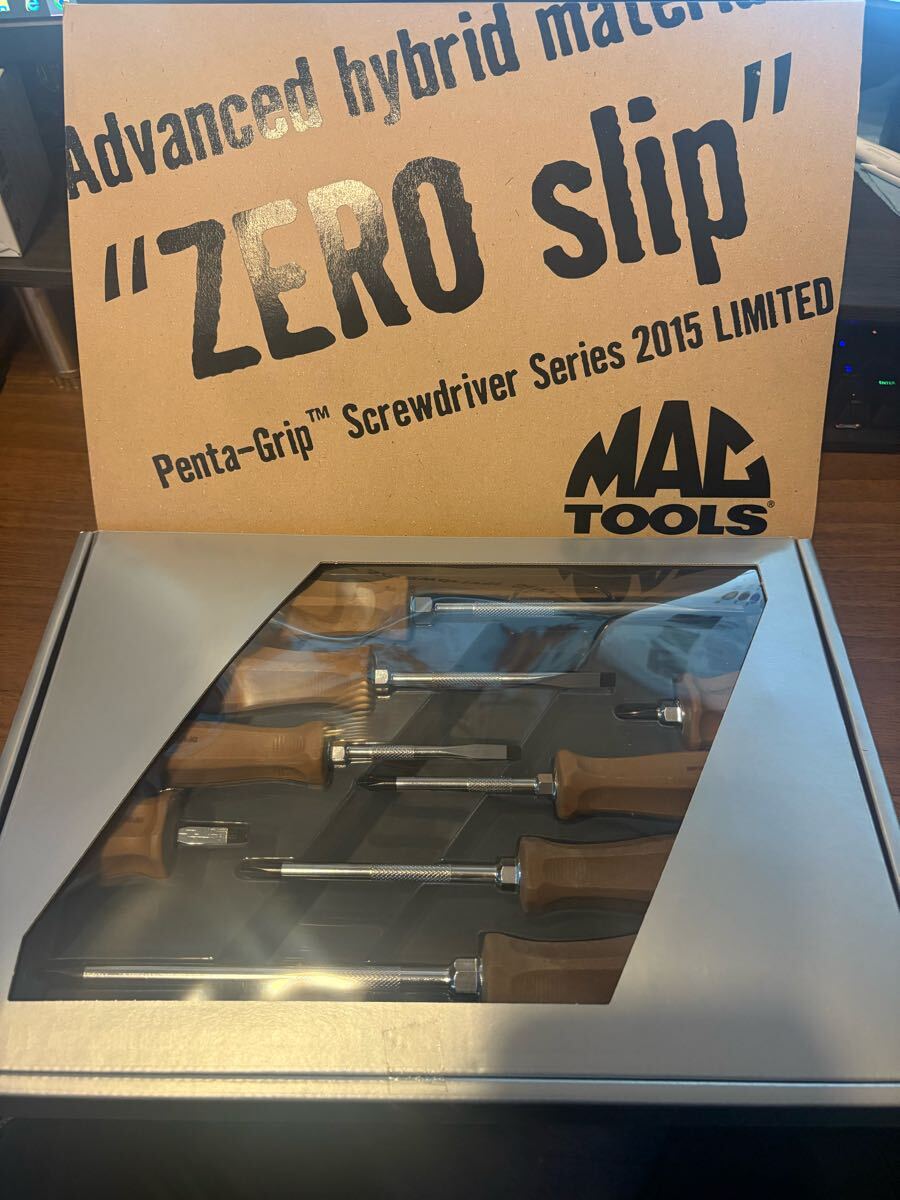 ★希少★完全売切　新品未使用（開封済） MAC TOOLS マックツールズ ZERO slip 2015リミテッド　ドライバーセット 2015年限定 ウッド