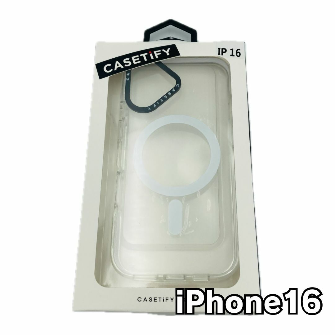 CASETiFY iPhone16　ケース　MagSafe　クリア