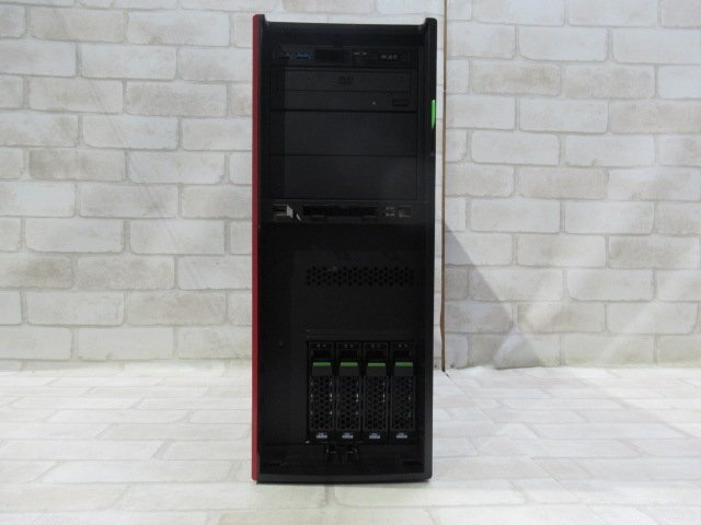 AF0059 Ω 新DCD 2915◆ 保証有 富士通 PRIMERGY TX1330 M4【 Xeon E-2124 3.3GHz / HDD:2TB SATA 3.5インチ×4 / 16GB / OS無(wú) 】鍵付