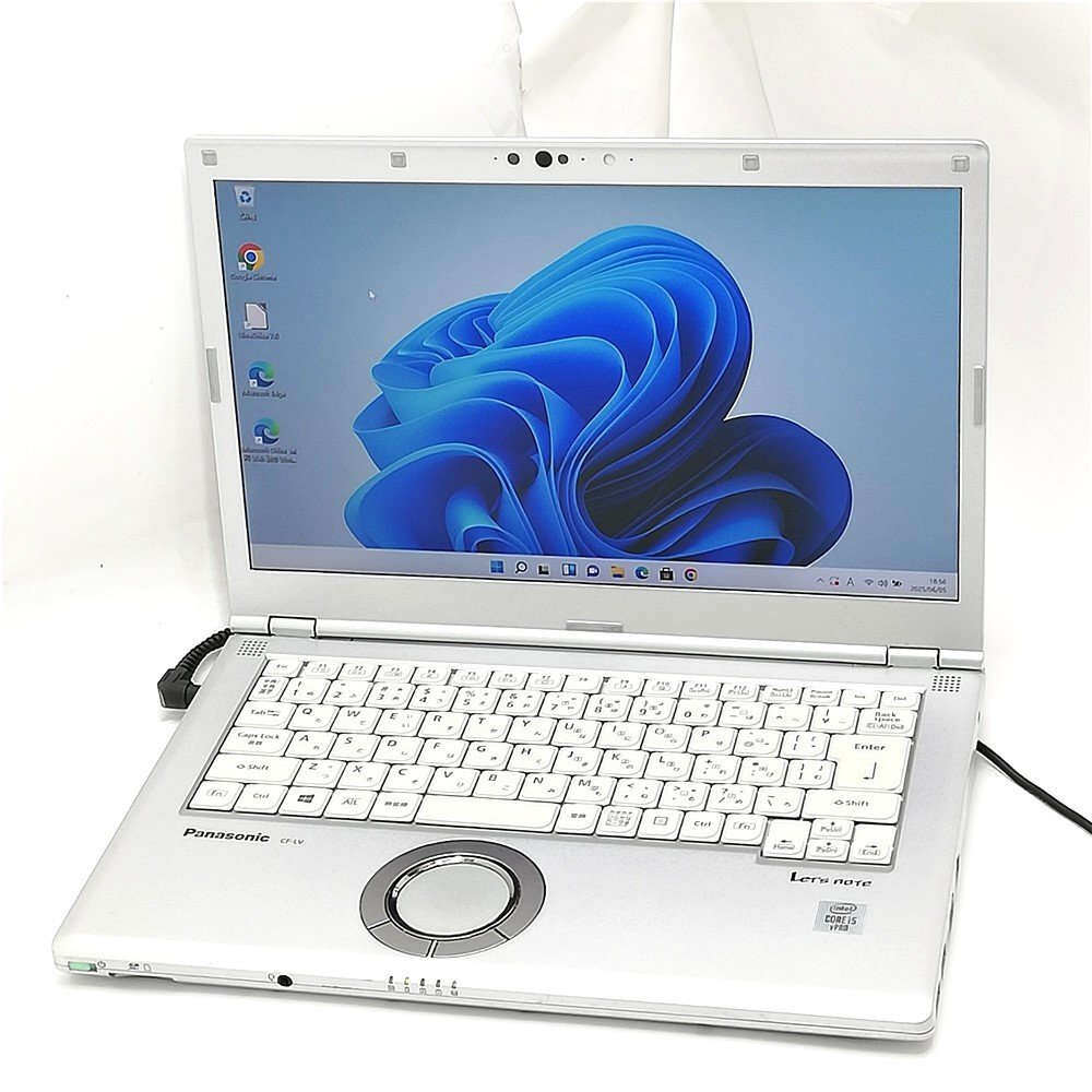 1円～ 第10世代 Core i5 Wi-Fi有 Panasonic 中古ノートパソコン CF-LV9R14VS メモリ16GB SSD 無線LAN Bluetooth カメラ Windows11 Office済