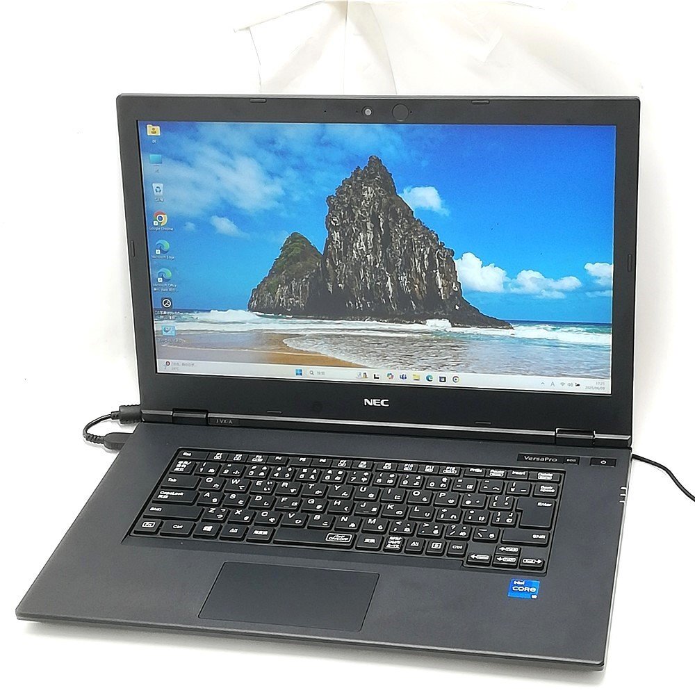 1円～ 2021年制 第11世代 Core i5 Wi-Fi有 NEC ノートパソコン PC-VJT42XZGA 中古美品 メモリ16GB 高速SSD 無線 Windows11 フルHD Office済