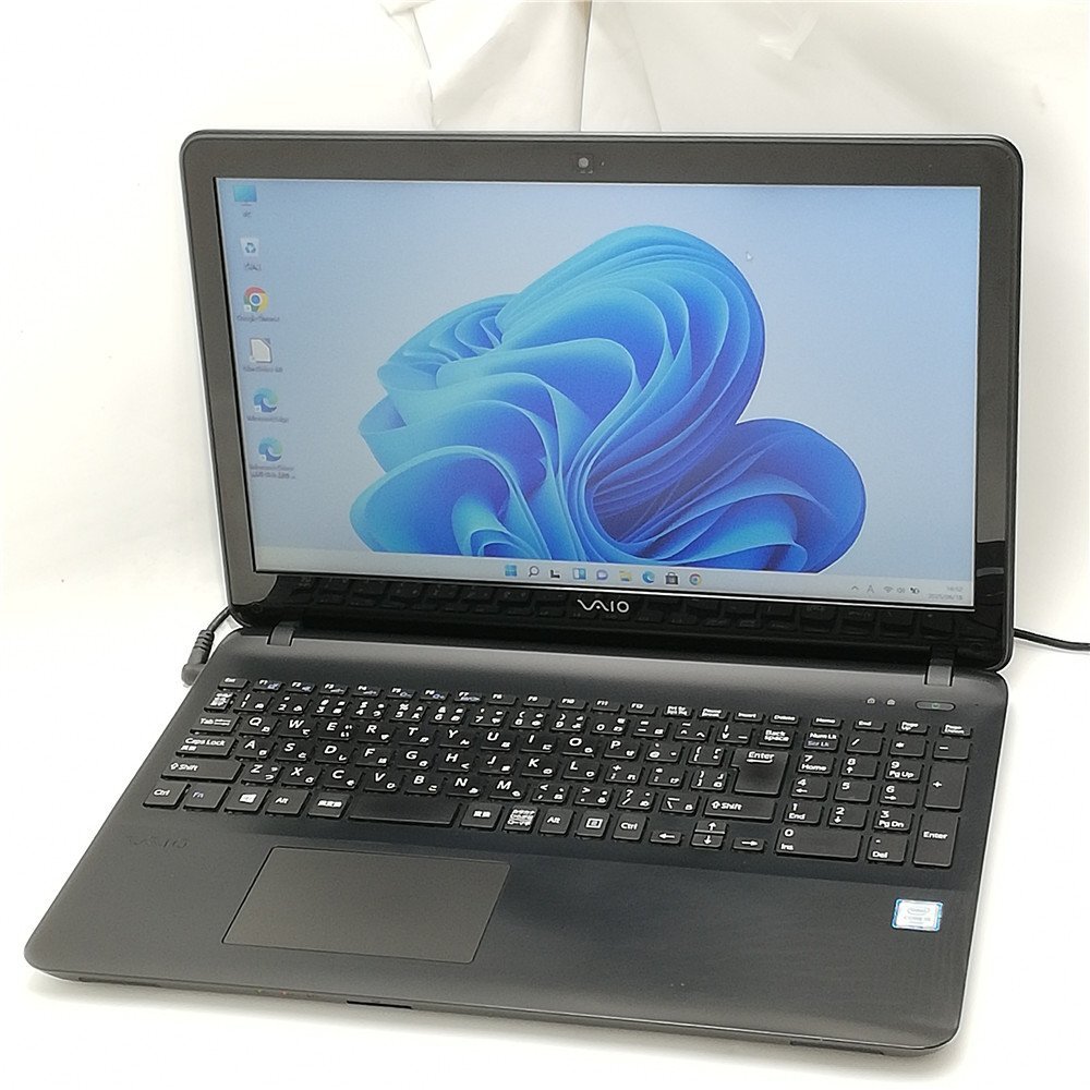 1円～ 即使用可 Wi-Fi有 ソニー 中古ノートパソコン VAIO VJS151C11N 第6世代 Core i5 SSD DVD 無(wú)線LAN Bluetooth カメラ Windows11 Office