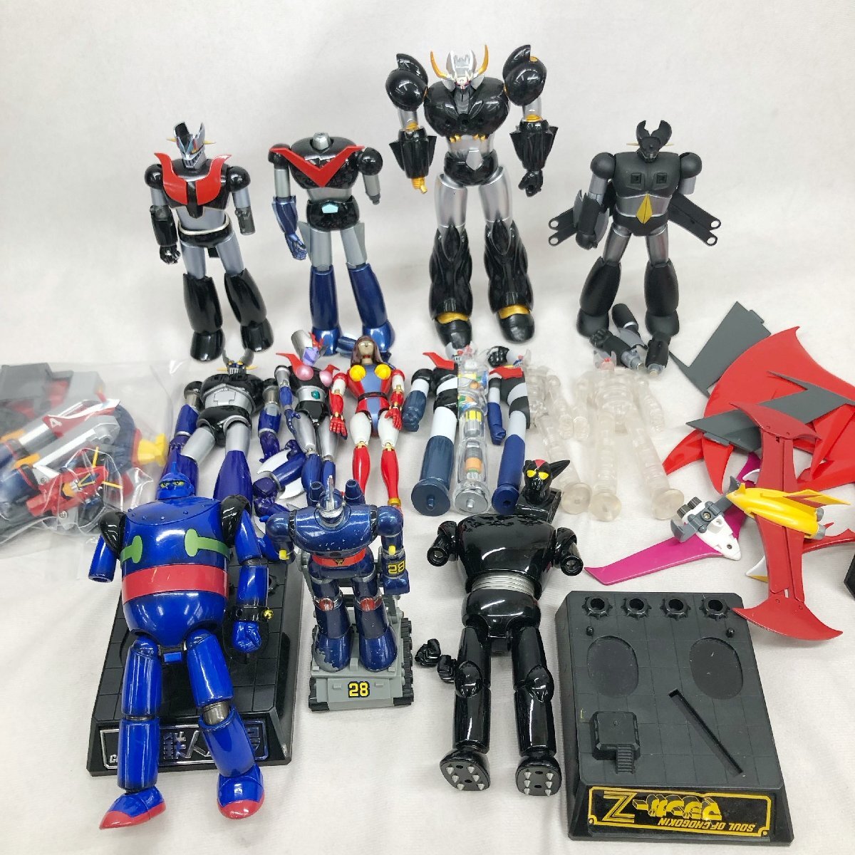 マジンガーZ コンバトラーV ガンダム ジャンクフィギュアセット8体 ジャンク バンダイ 超合金 マジンガーZ グレートマジンガー