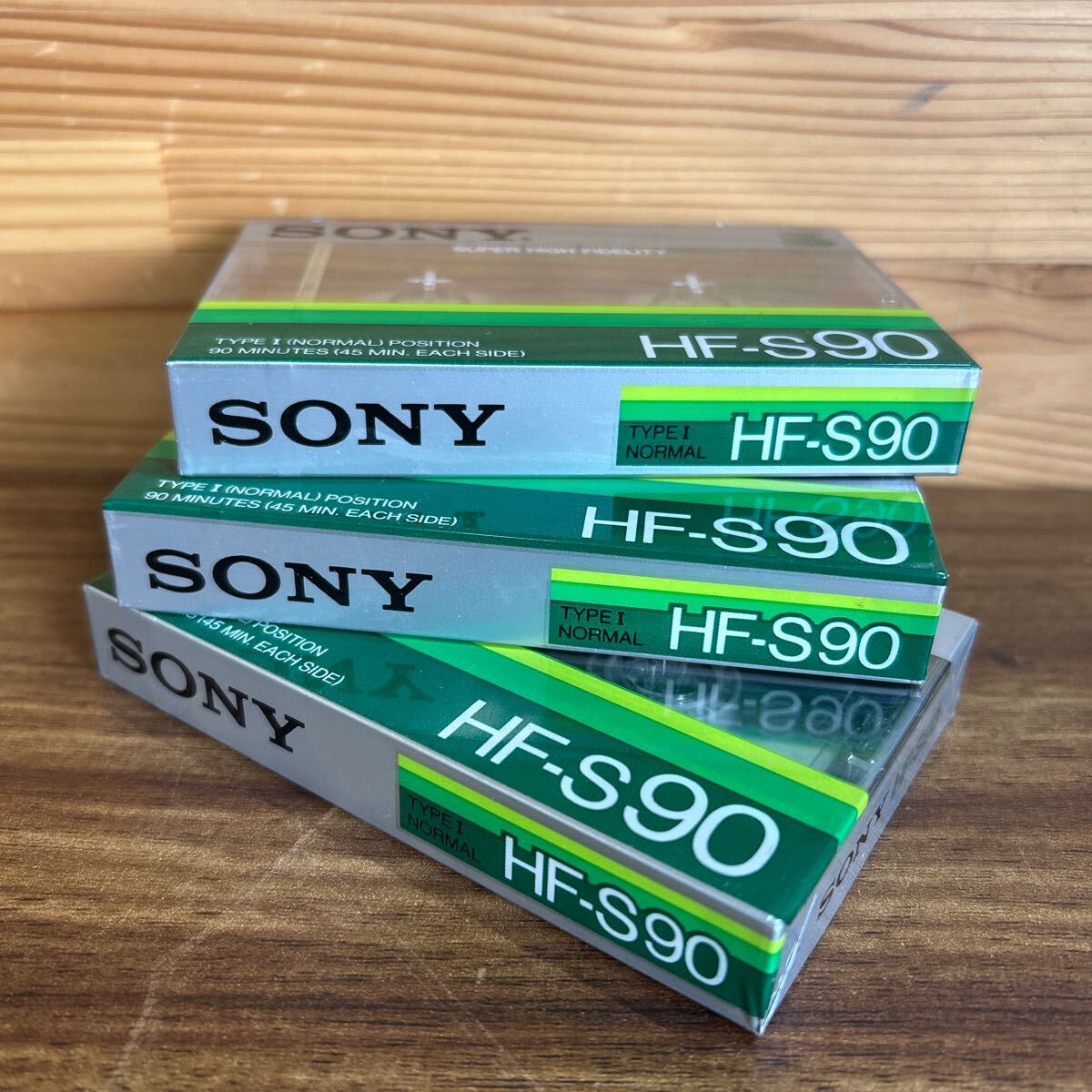 SONY Sony кассетная лента подлинная вещь HF-S90 новый товар не использовался товар 3шт.
