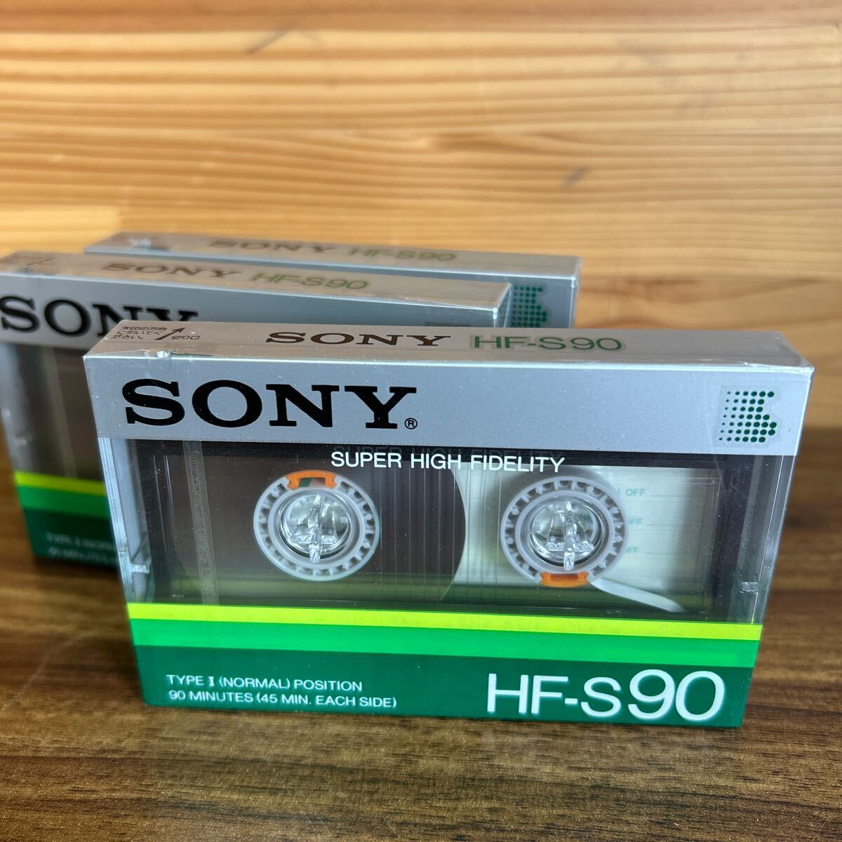 SONY Sony кассетная лента подлинная вещь HF-S90 новый товар не использовался товар 3шт.
