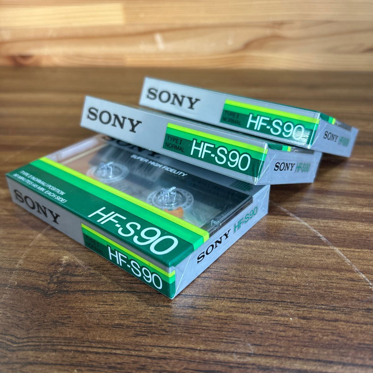 SONY Sony кассетная лента подлинная вещь HF-S90 новый товар не использовался товар 3шт.