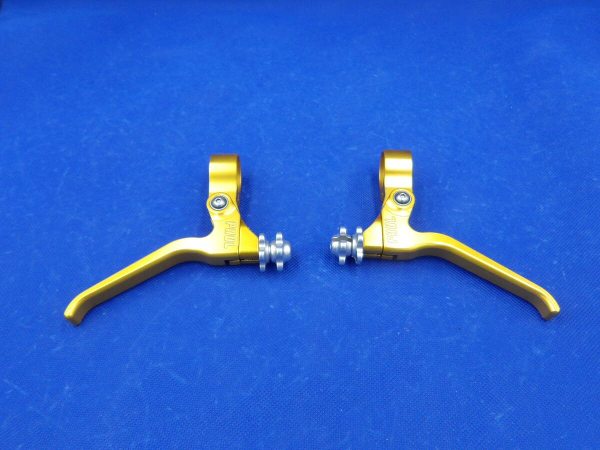 Paul Canti Lever ゴールド　左右セット ブレーキレバー
