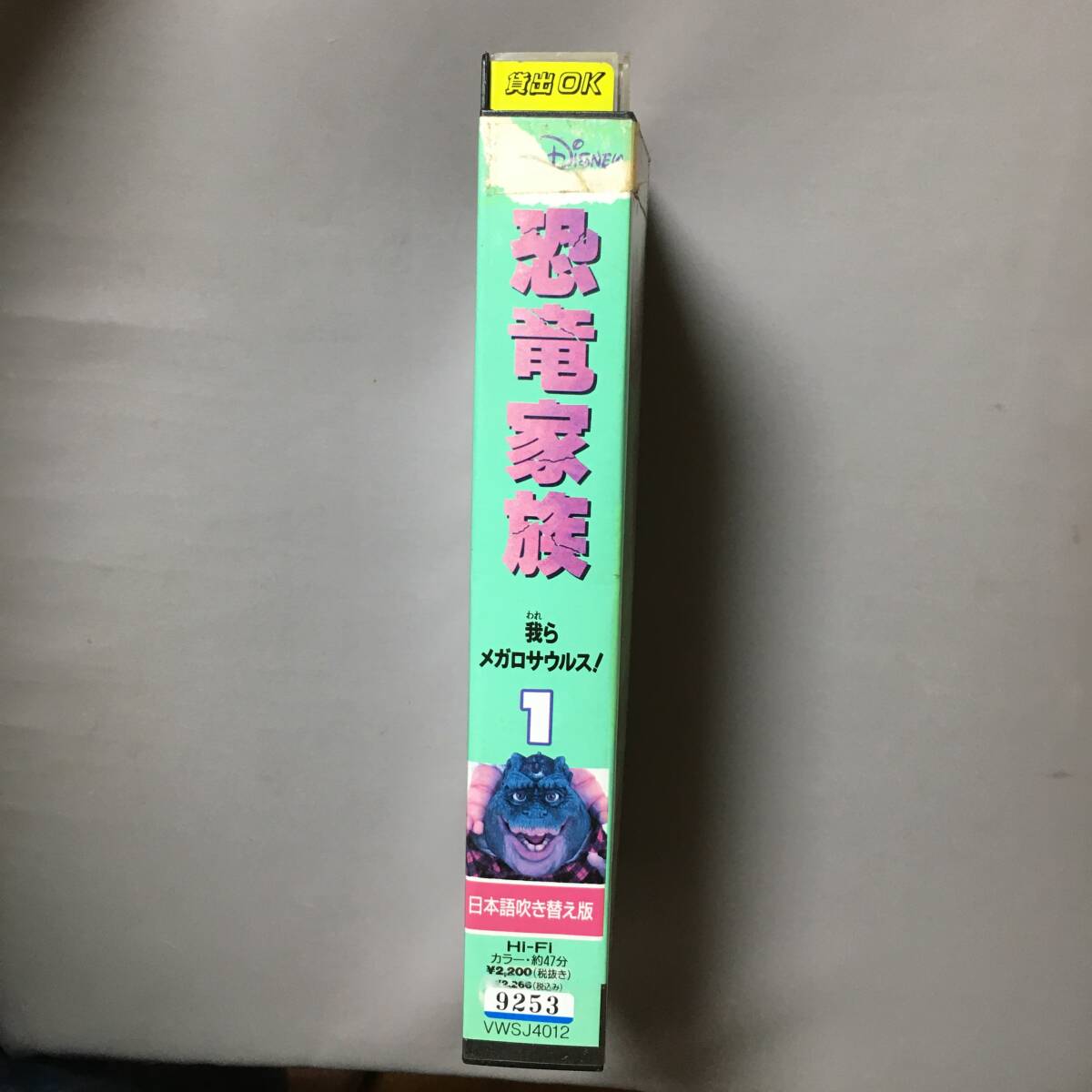 VHS 恐竜家族 Vol.1 我らメガロサウルス! DINOSAURS (1991) 樋浦勉 小宮和枝 矢尾一樹(shù) 松本梨香 安西正弘 京田尚子 穂積隆信 橫尾まり NHK