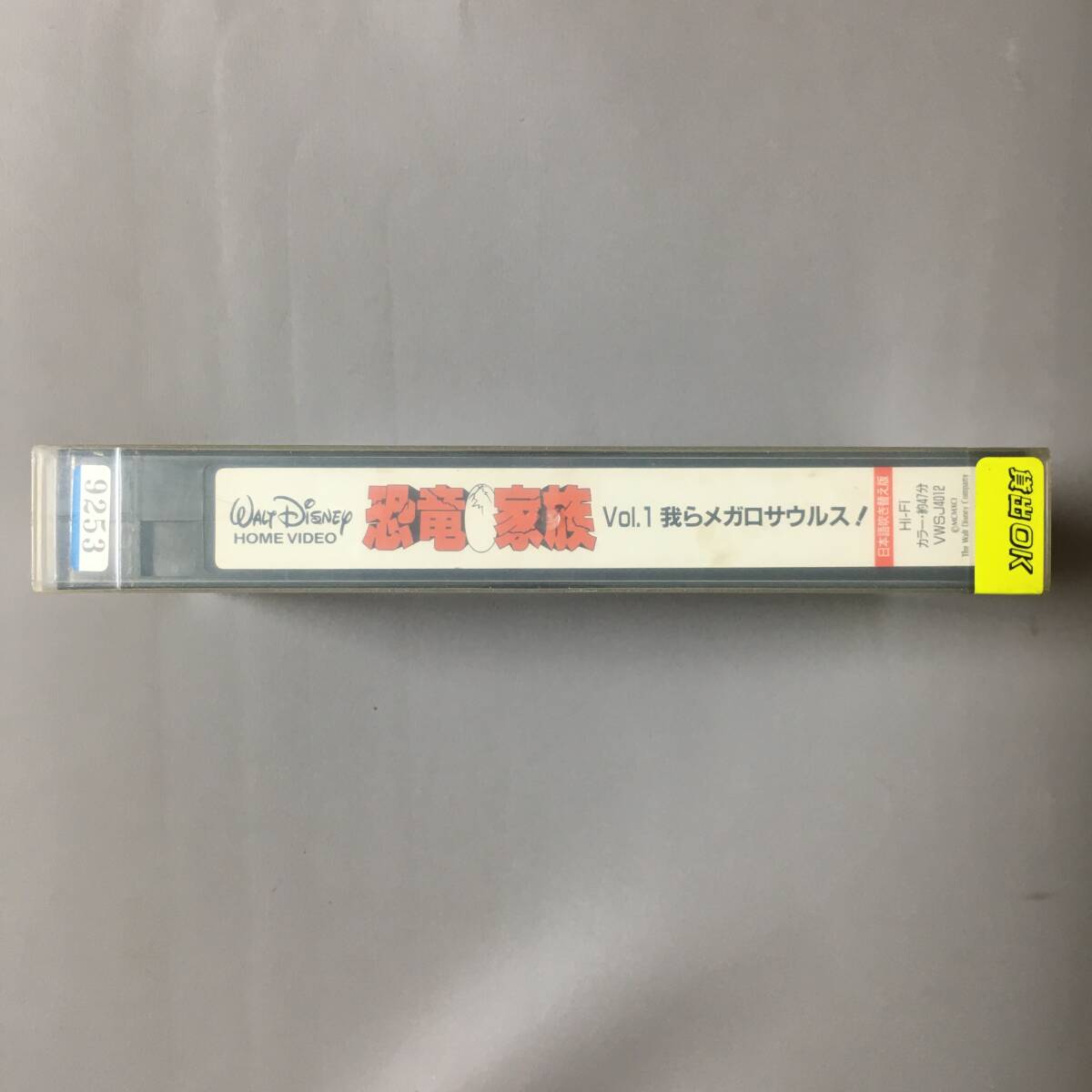 VHS 恐竜家族 Vol.1 我らメガロサウルス! DINOSAURS (1991) 樋浦勉 小宮和枝 矢尾一樹(shù) 松本梨香 安西正弘 京田尚子 穂積隆信 橫尾まり NHK