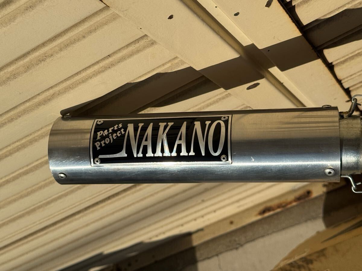 カワサキゼファー400カイに付けていた集合マフラー4イン2イン1 中古ですが比較的綺麗です。パーツプロジェクトナカノ制1000円より売り切り