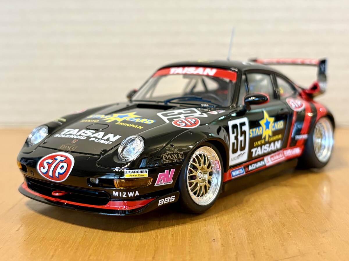◤はんどる◢タイサンPORSCHE 911 GT2 スペアボディ タミヤ 1/24 スポーツカー No.175 タイサン スターカード