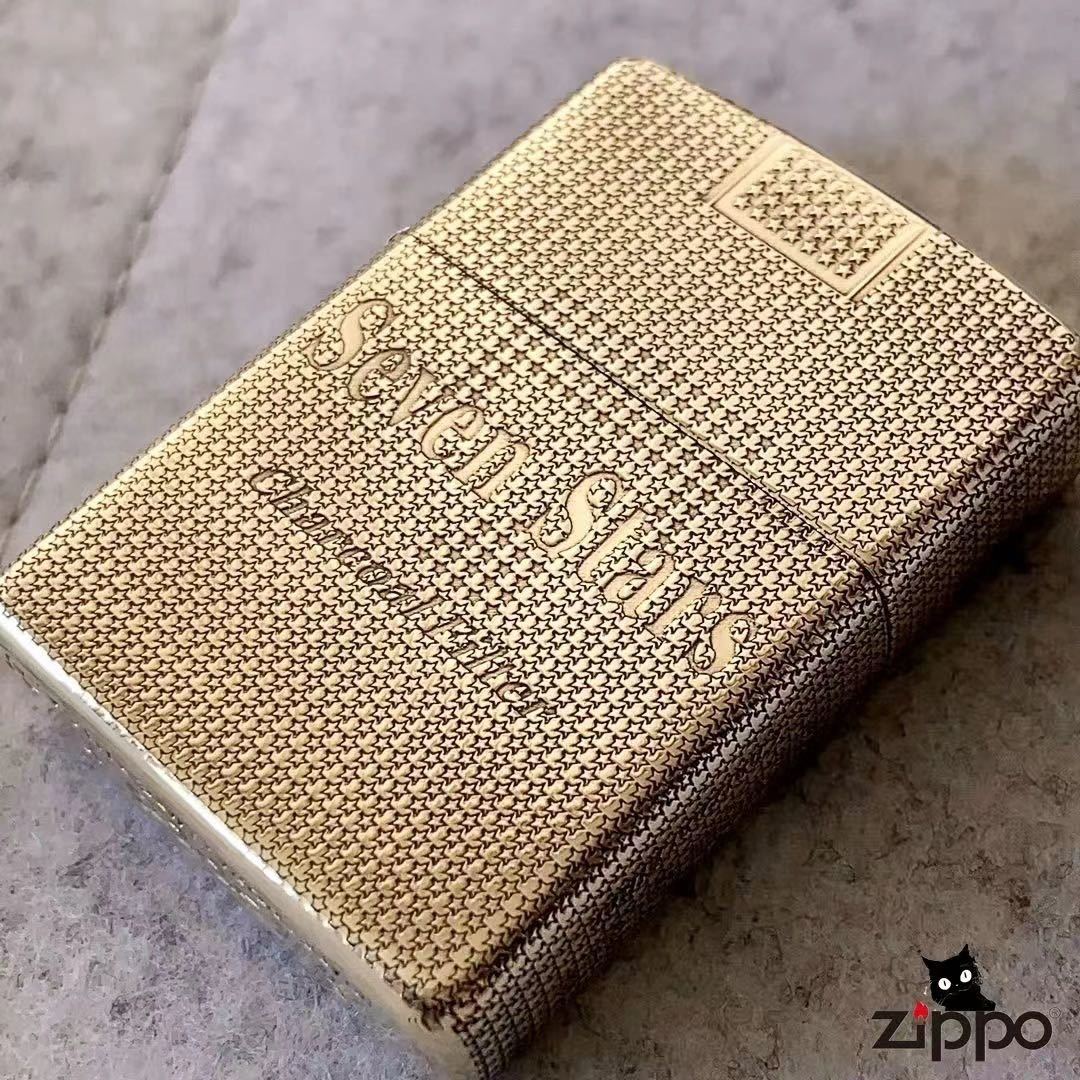 限定 Seven Stars ZIPPO ライター 新品 ZIPPO ジッポー オイルライター 真鍮制 未使用