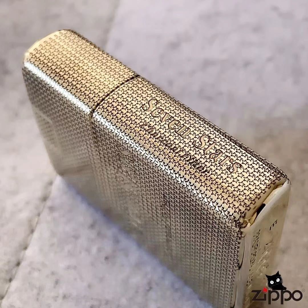 限定 Seven Stars ZIPPO ライター 新品 ZIPPO ジッポー オイルライター 真鍮制 未使用