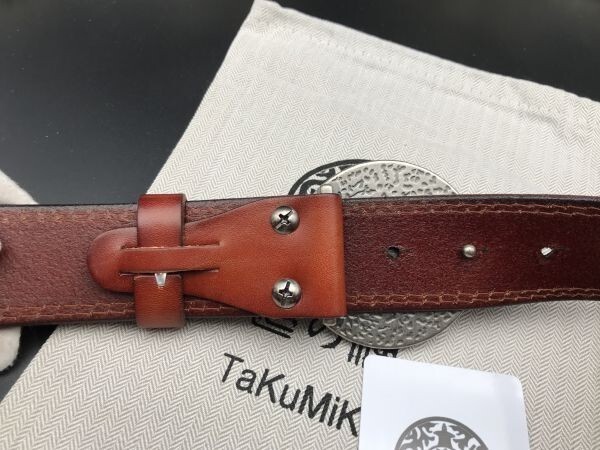 新品 肉厚 紳士用 イタリアンレザー ベルト 本革 フリーサイズ メンズ 牛革 カジュアル ベルト 革 未使用 06