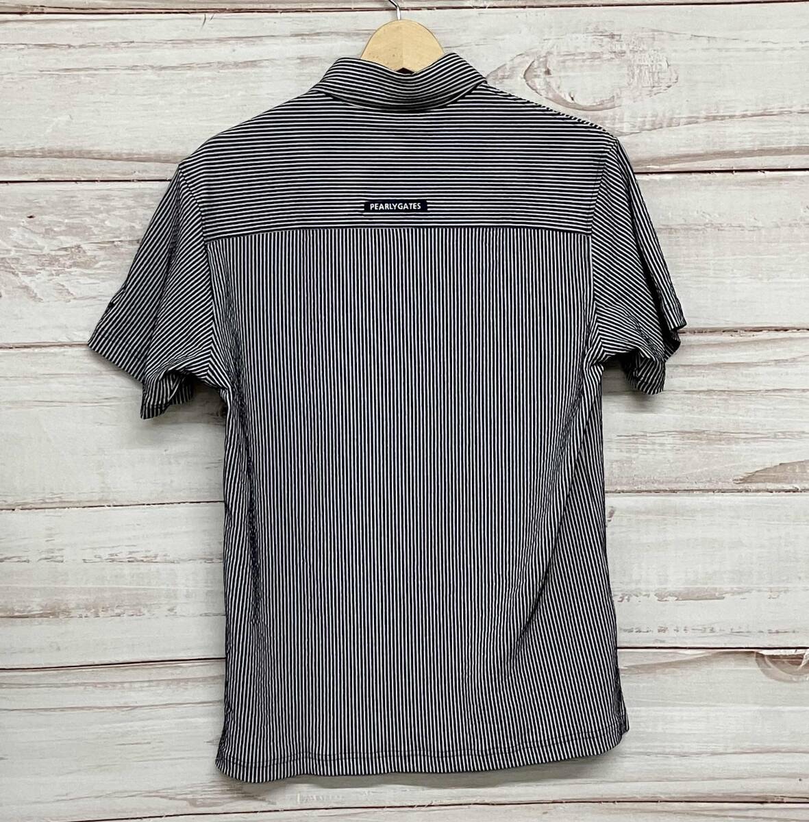 パーリーゲイツPEARLY GATES ストライプシャツ & バイザーセット