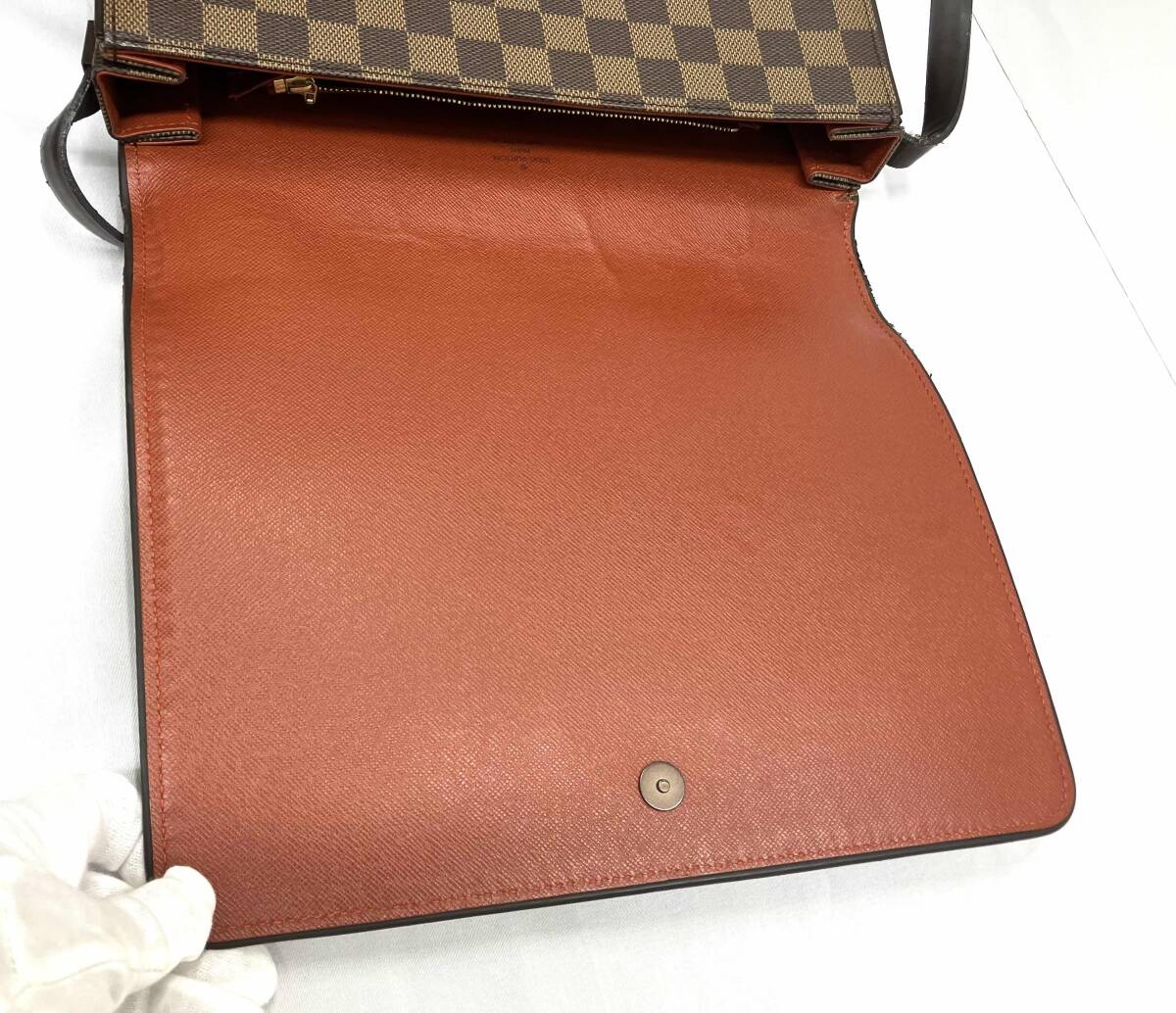 LOUIS VUITTON ルイ ヴィトン ダミエ トライベッカ?カレ ハンド セミショルダー バッグ TH0051 N51161