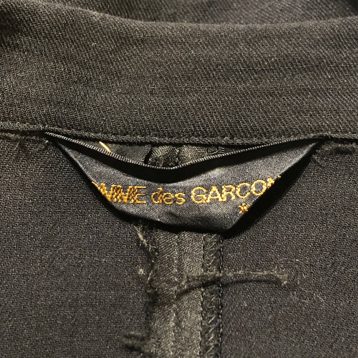 94ss COMME des GARCONS archive asymmetry tailored jacket アシンメトリーテーラードジャケット ブラック M コムデギャルソン 店舗受取可