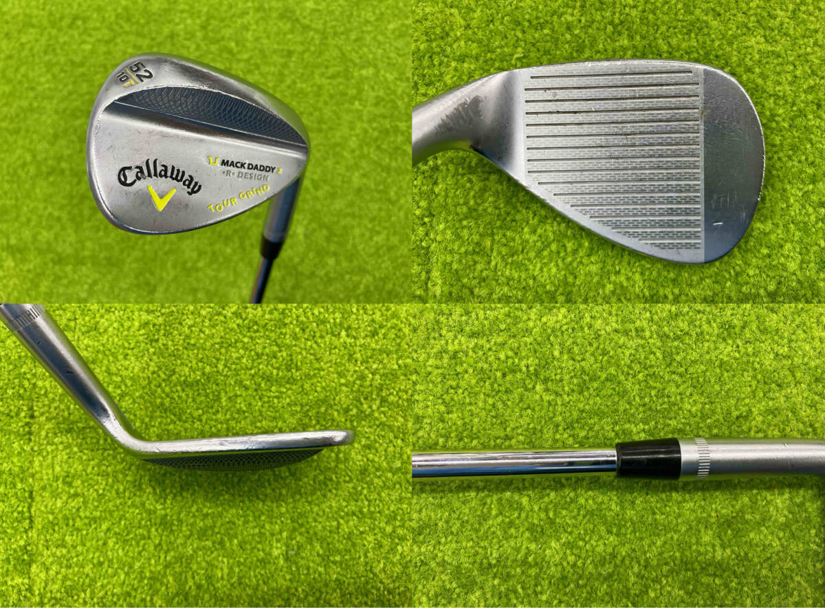 Callaway/キャロウェイ MACK DADDY 2 TOUR GRIND ウェッジ ロフト角52° 約35インチ_画像2