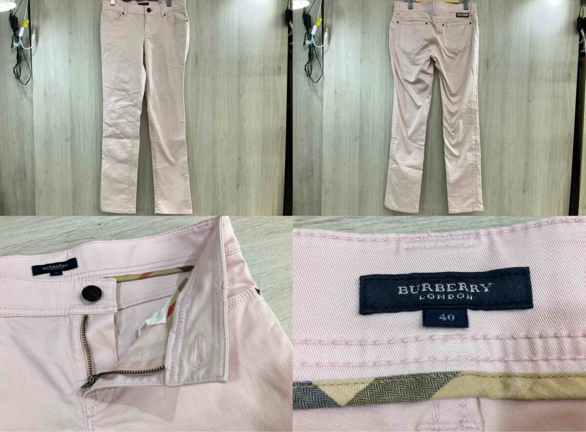 通年 BURBERRY London バーバリー ロンドン デニムセット売り 3點(diǎn)セット デニムパンツ 綿パン カラーパンツ 40（L相當(dāng)）