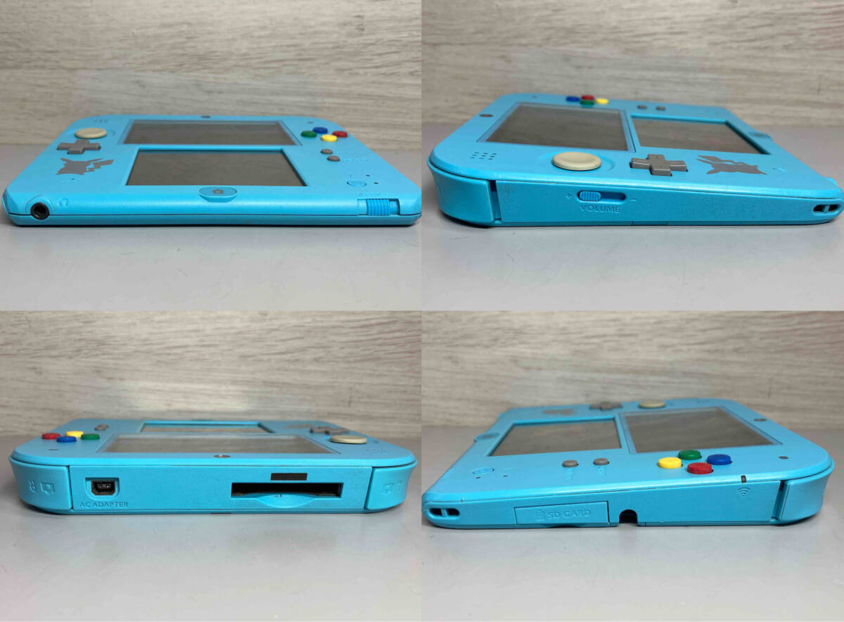 ニンテンドー2DS ポケットモンスター サン・ムーン ライトブルー (FTRSBDAA) 本体のみ_画像3