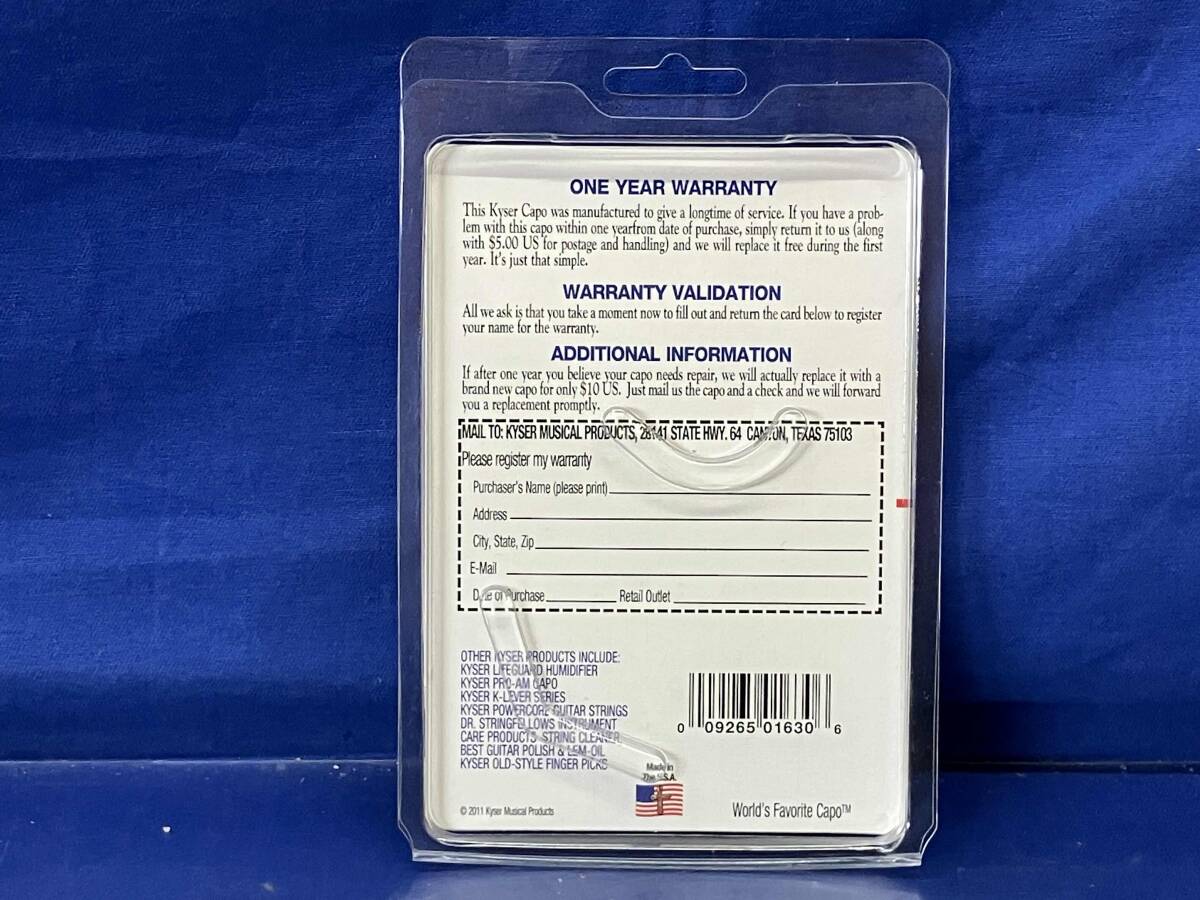  утка 085 Kyser Kaiser Quick перемена каподастр 6-String Guitar