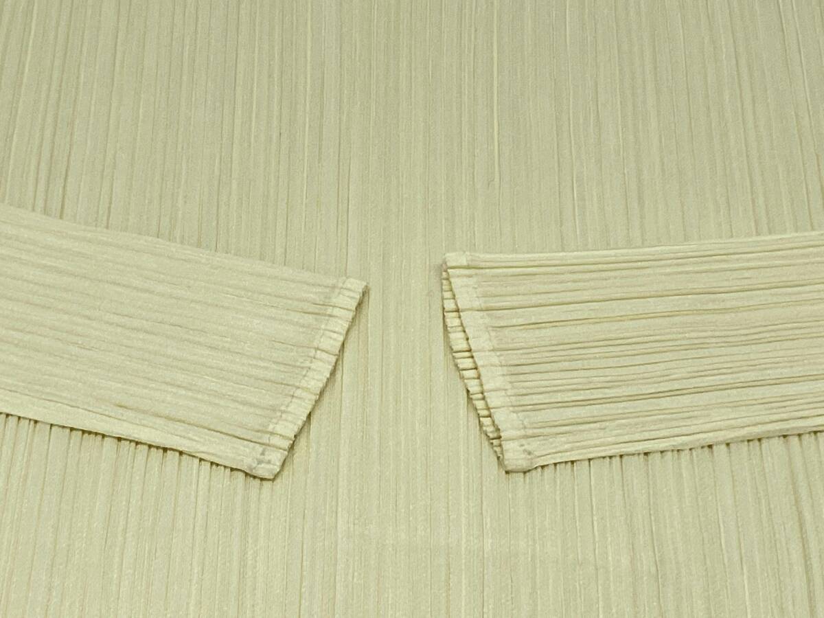 PLEATS PLEASE プリーツプリーズ PP04-JK602 長(zhǎng)袖Tシャツ?カットソー イエロー 黃色 サイズ:4 通年