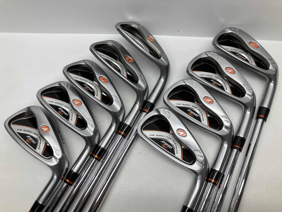 ホンマ ゴルフ ATHPORT e＋ アイアンセット 5~11 SW AW 9本セット N.S.PRO 950GH フレックスR