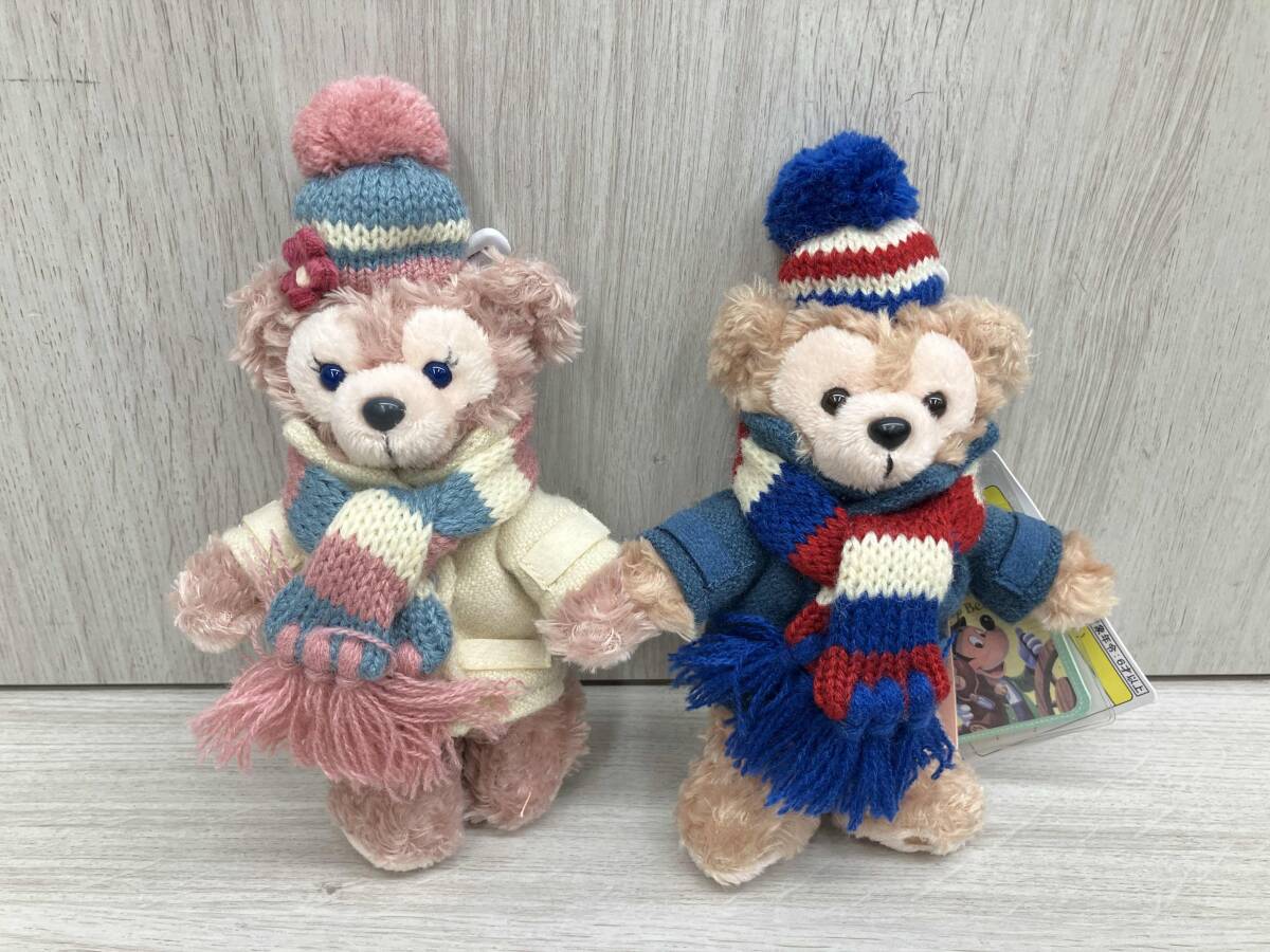 【タグ付き】ディズニーシー ダッフィー シェリーメイ ぬいぐるみバッジ ぬいば 2012 ダッフルコート
