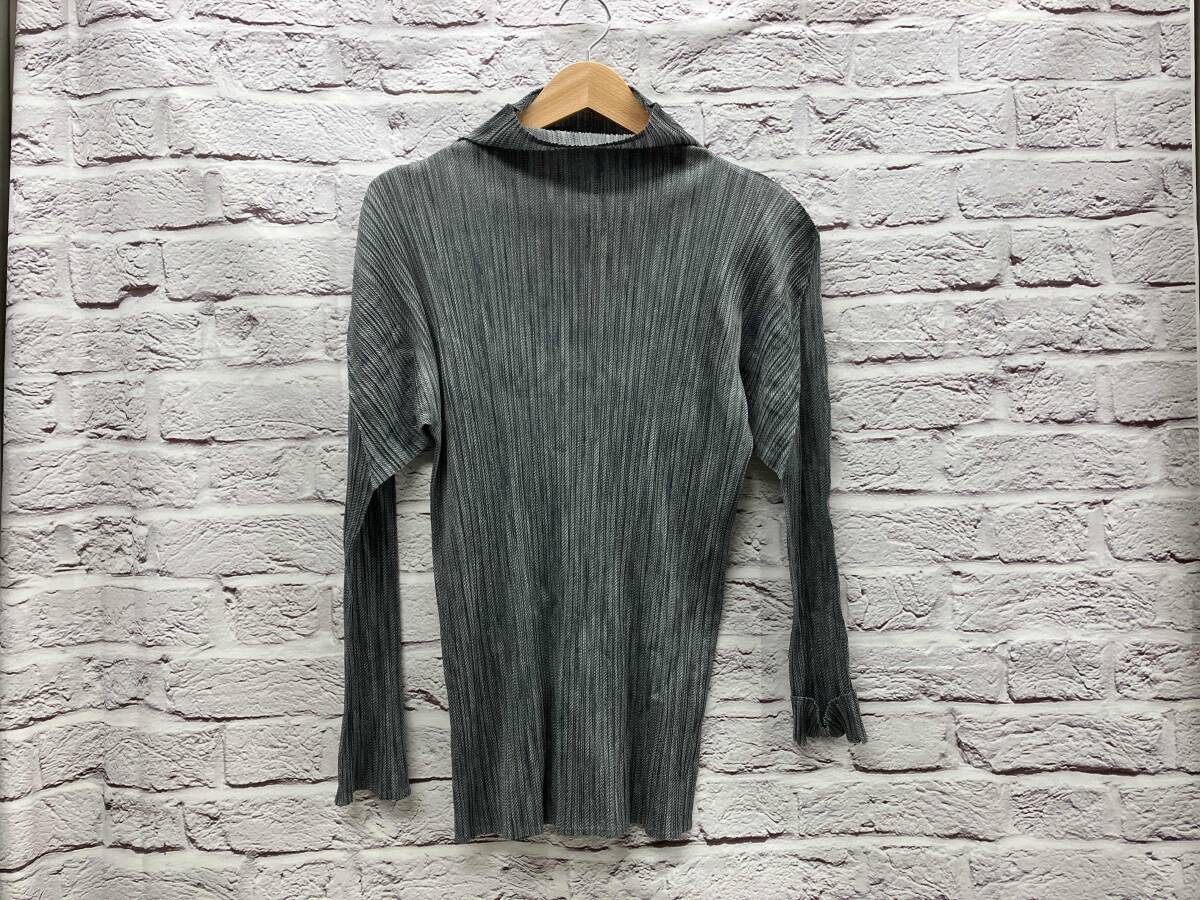 PLEATS PLEASE PP54-JK404 長袖シャツ・ブラウス 表記サイズ 3 グレー_画像1