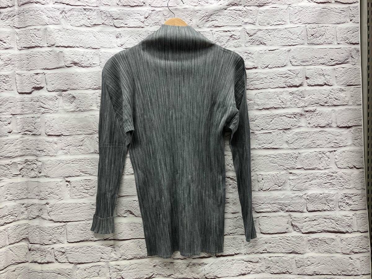 PLEATS PLEASE PP54-JK404 長袖シャツ・ブラウス 表記サイズ 3 グレー_画像2