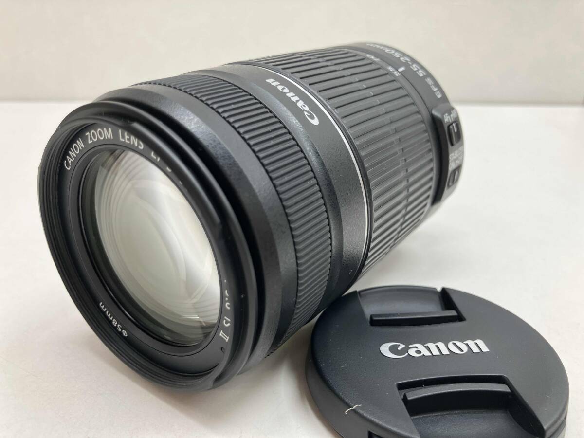 中古 Canon EF-S 15-85mm & 55-250mm レンズセット