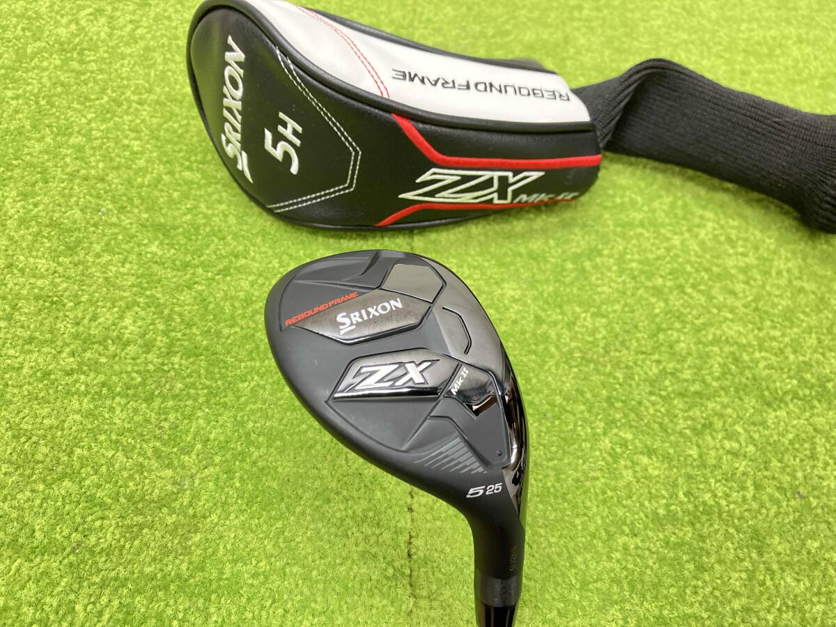 7点セット UT ユーティリティ DUNLOP ダンロップ SRIXON ZX MK II