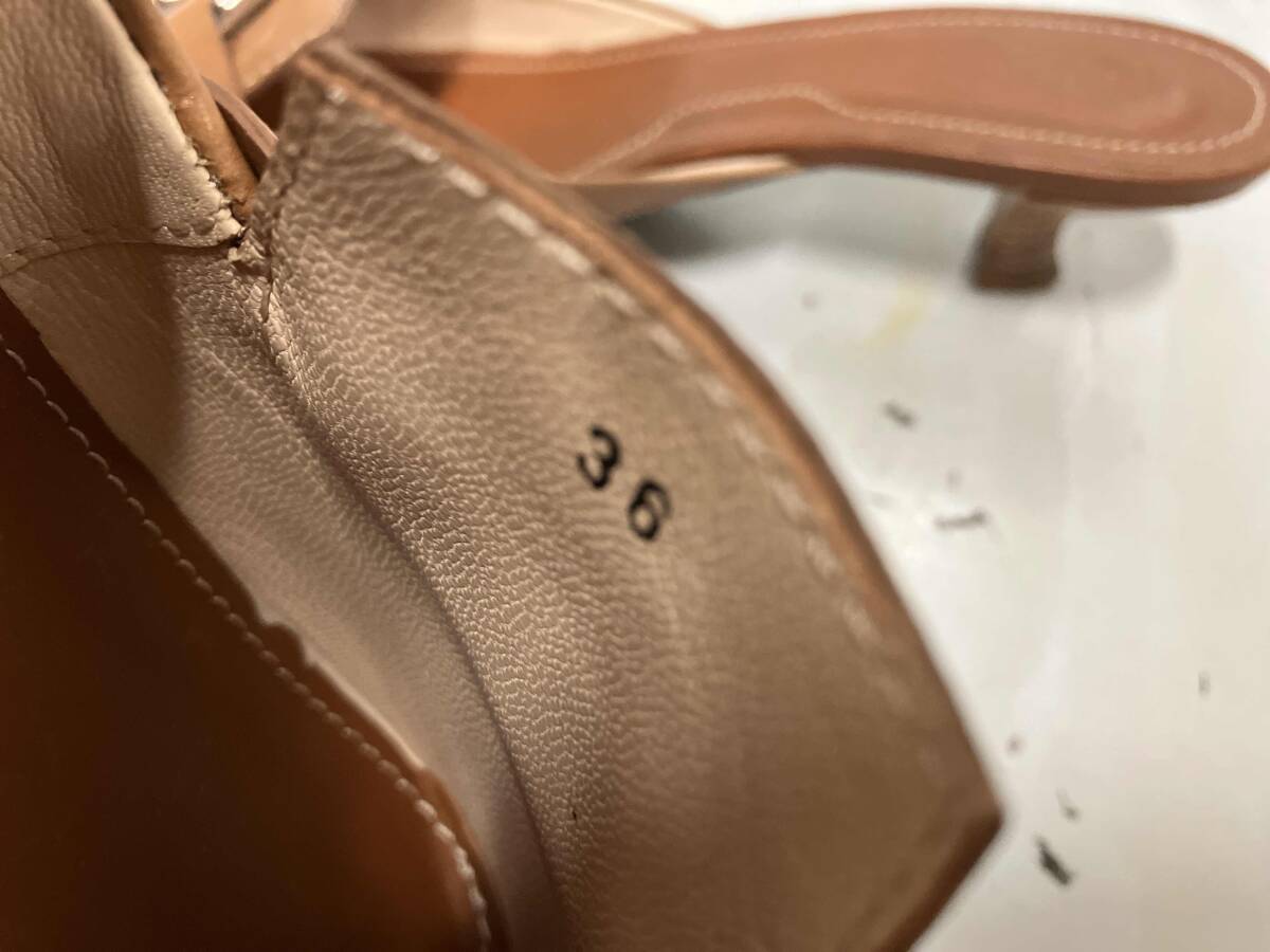 TOD’S トッズ ブラウン ミュール サンダル 36サイズ