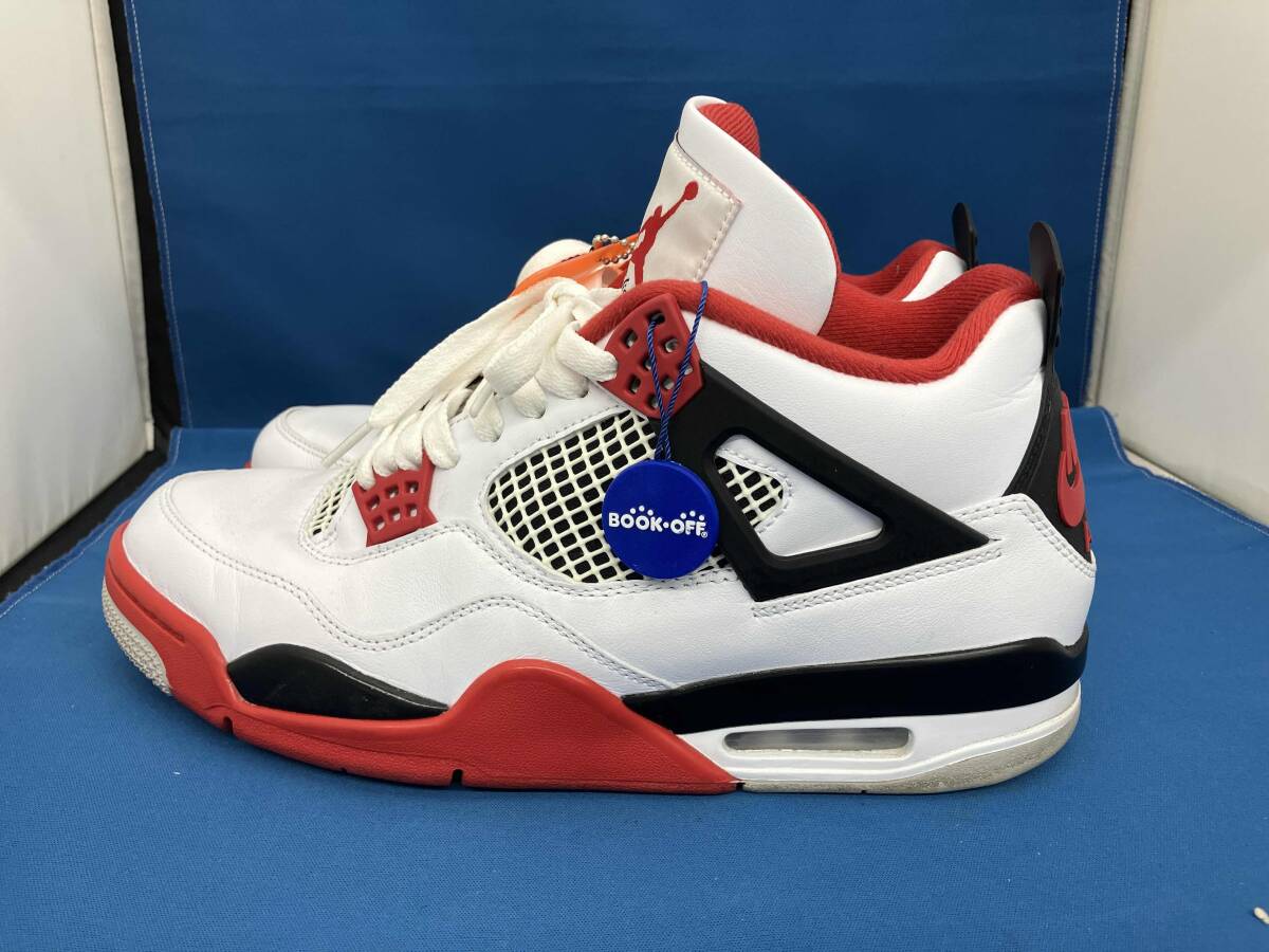 AIR JORADN 4 RETRO OG "FIRE RED"(2020) DC7770-160 (ホワイト/ブラック/テックグレー/ファイヤーレッド)