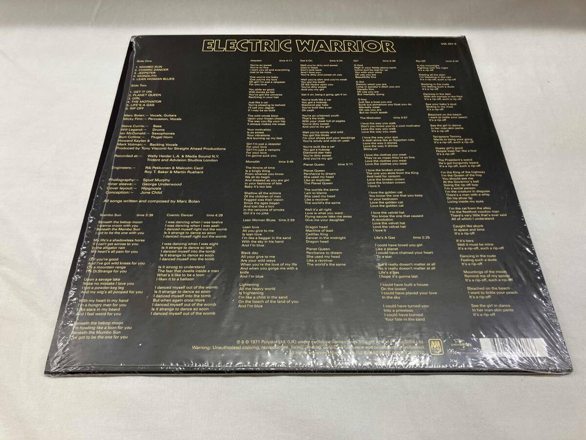 T・レックス 【輸入盤】【LP盤】ELECTRIC WARRIOR_画像2