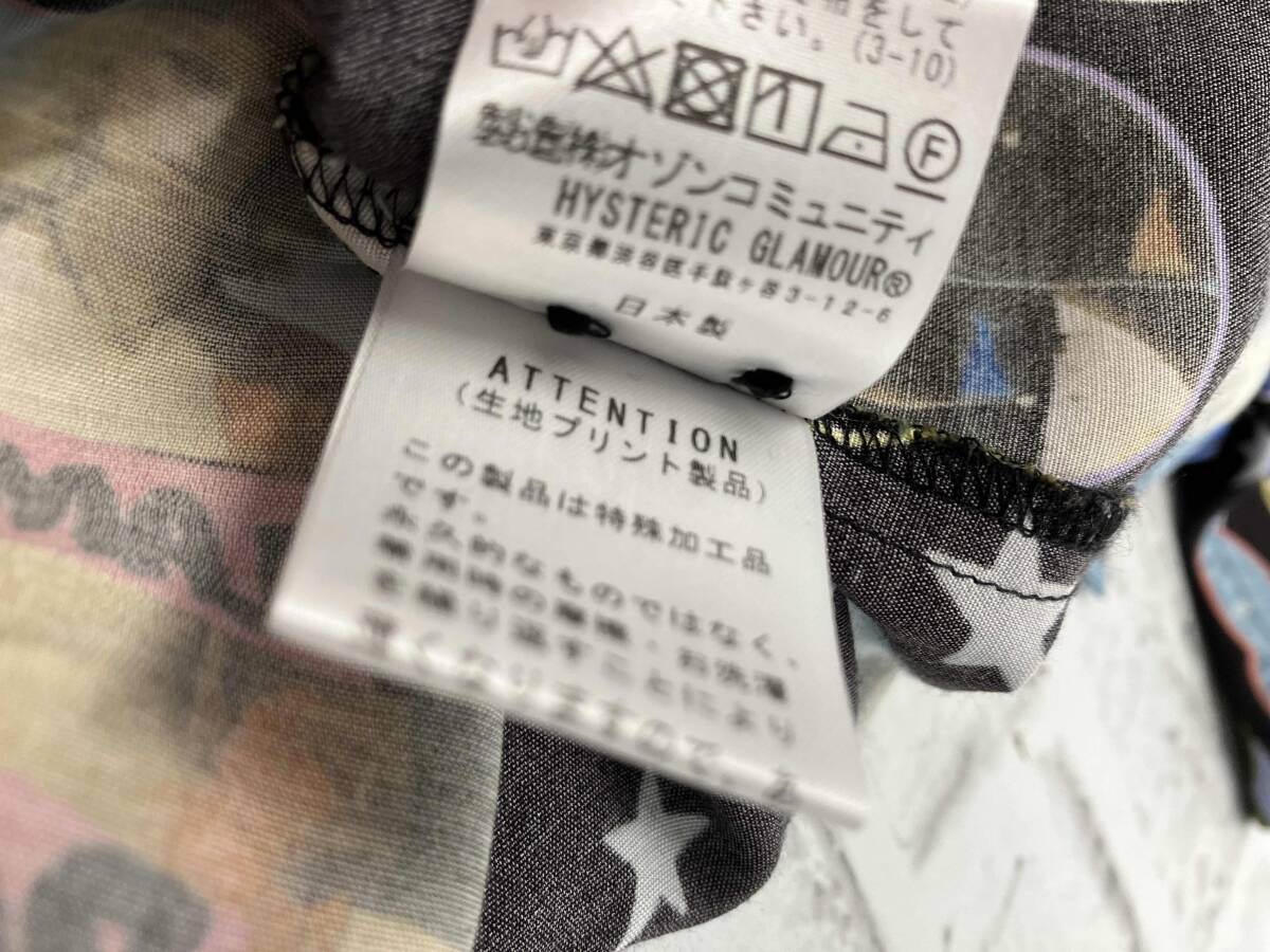HYSTERIC GLAMOUR/アロハシャツ/総柄/Mサイズ/ヒステリックグラマー/レーヨン/02211AH07