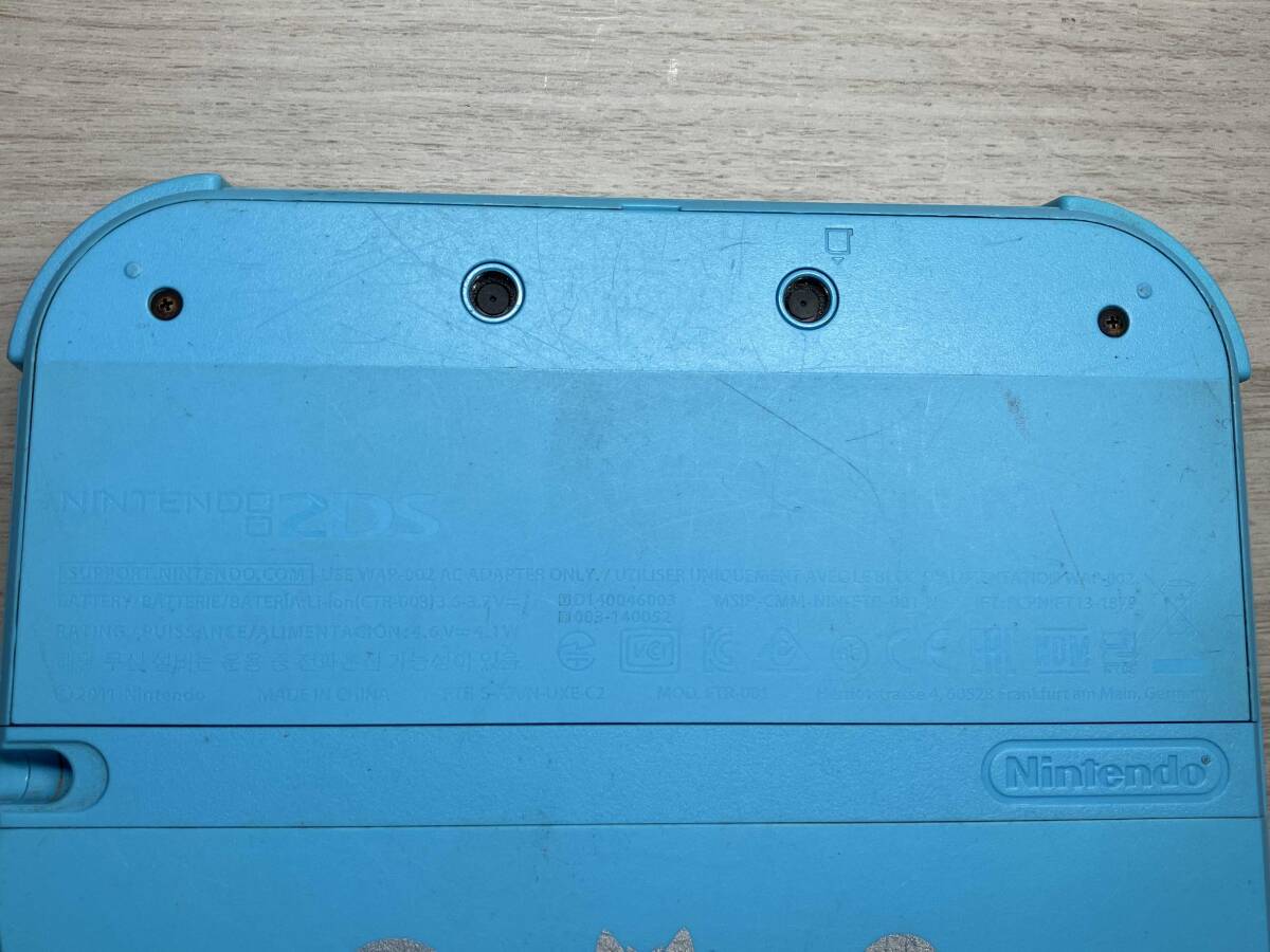 ニンテンドー2DS ポケットモンスター サン・ムーン ライトブルー (FTRSBDAA) 本体のみ_画像5