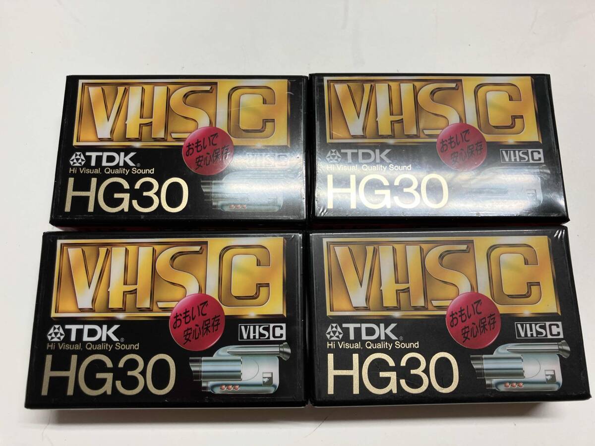 未開封品 TDK TC-30HGG VHSCカセットテープ ビデオカメラ用