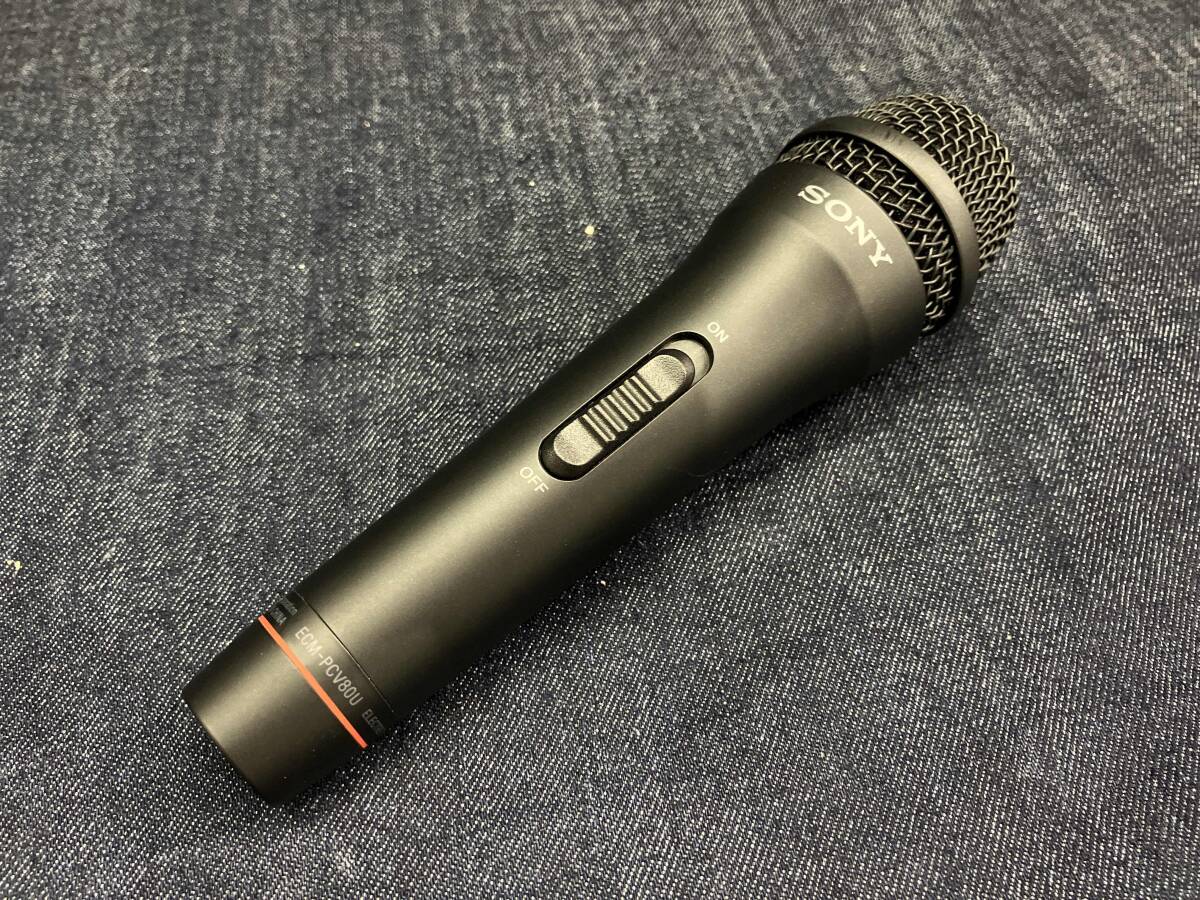 【1円スタート】SONY PC MIC ECM-PCV80U エレクトレットコンデンサーマイクロホン （23-07-04）