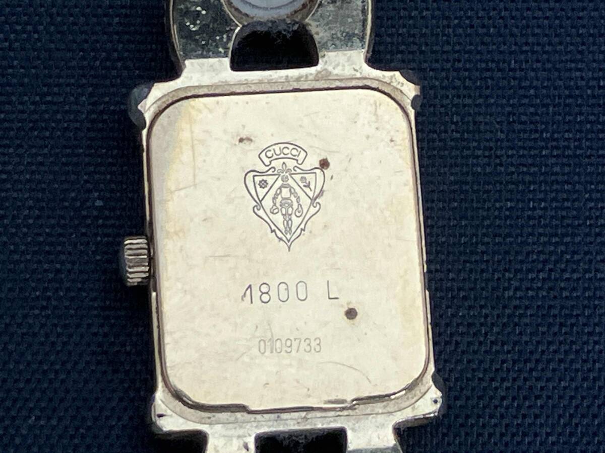 【ジャンク】 GUCCI グッチ 1800L 腕時(shí)計(jì)　クオーツ
