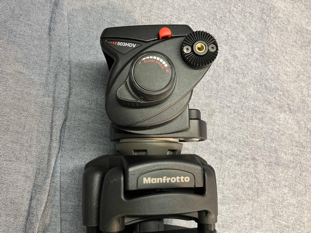 Manfrotto ライト ウェイトビデオ三腳 525MVB 三腳(※▲ゆ24-10-10)