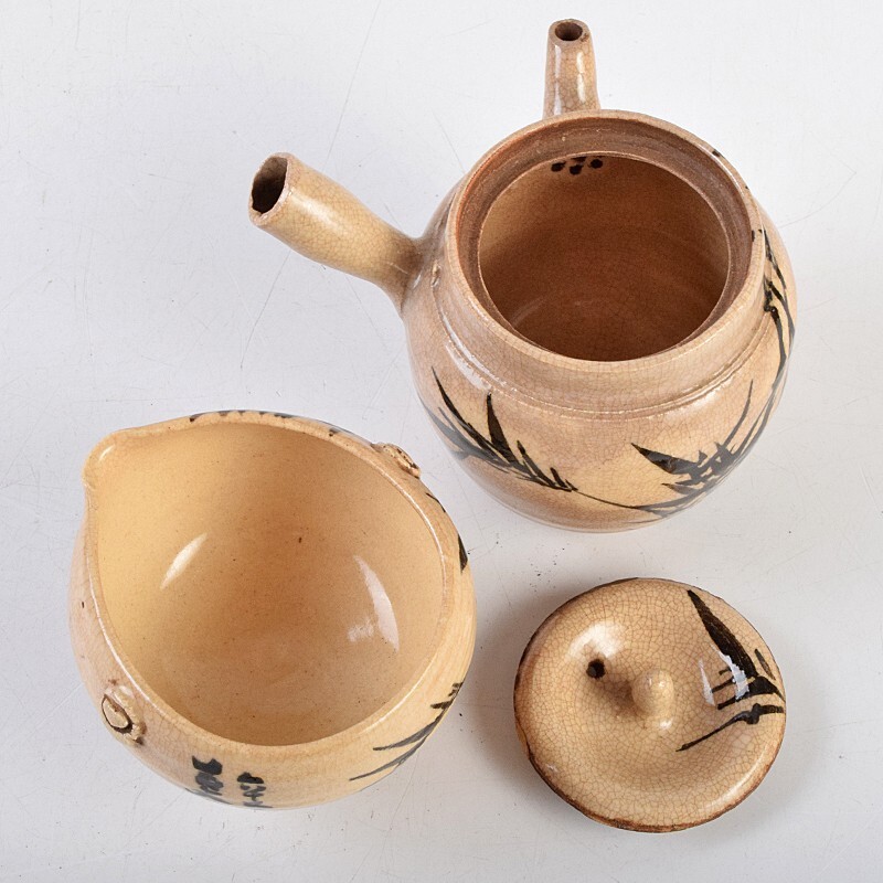 煎茶道具　田能村直入道人画　竹文　茶器揃　M　R9464 煎茶道具 田能村直入道人画 竹文 茶器揃 M R9464 - メルカリ