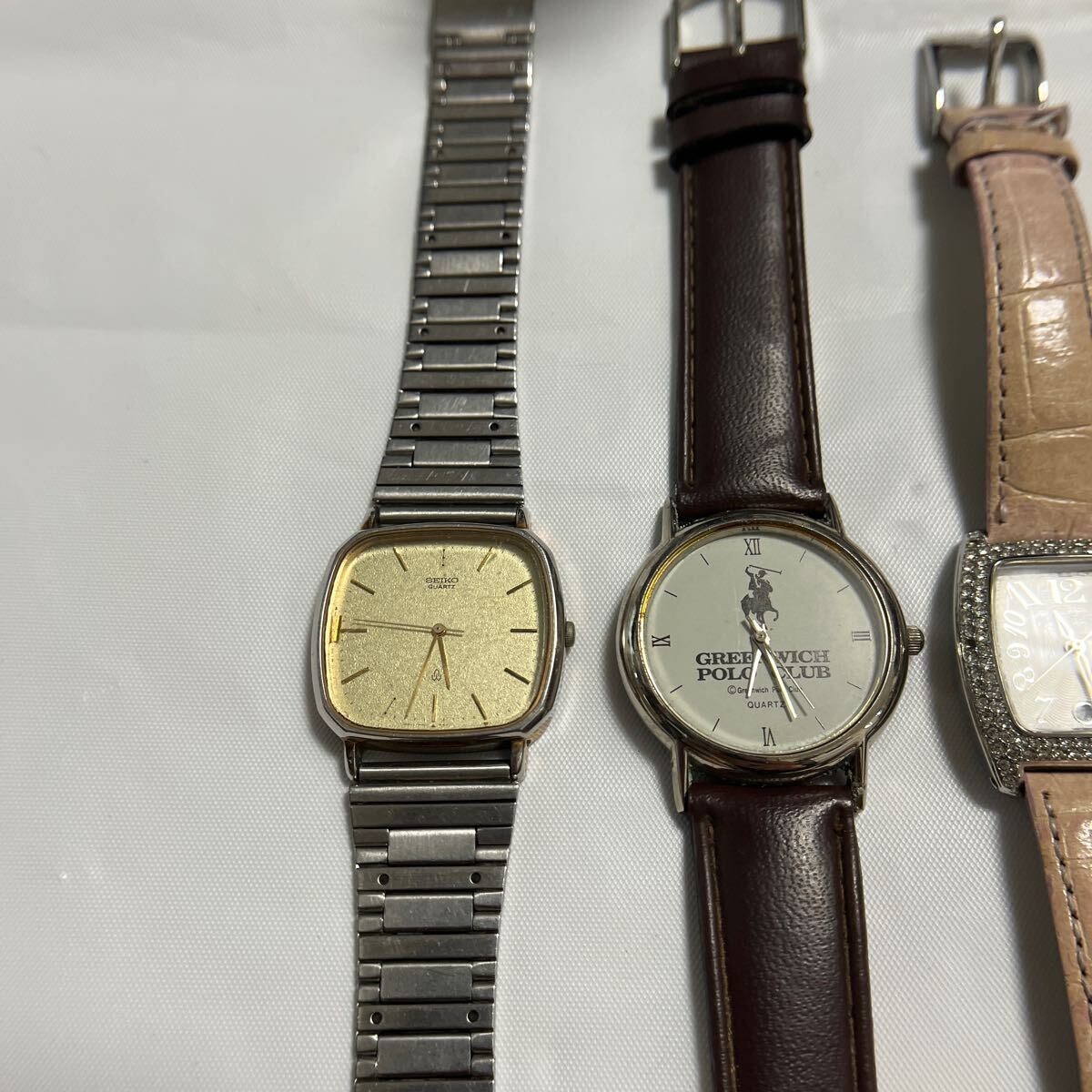 動作未確認 【超豪華11點】GUCCI SEIKO TISSE TECHNOS Medley TISSOT SEASTAR SEIKO 17jewelrs Folli Folli FOSSIL Alessandra Olla 腕時計