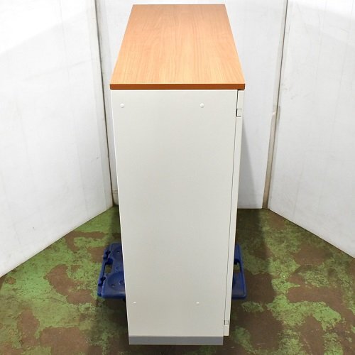 ★ 中古美品 プラス 両開き保管庫 L6-A105A 幅900mm×奧行400mm×高さ1120mm〈8796366-1〉★