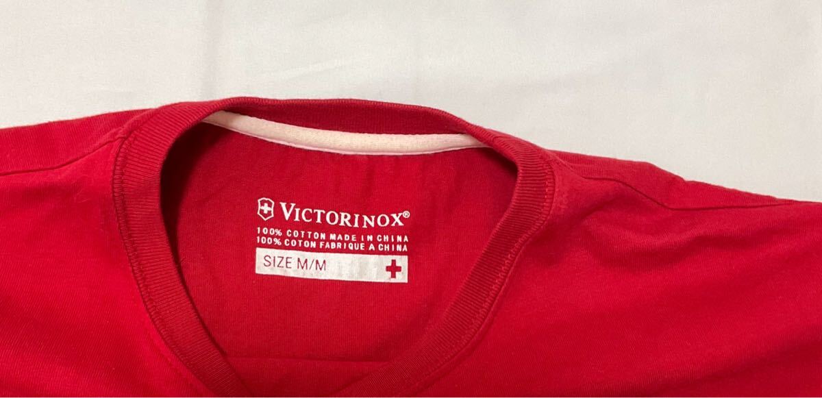 新品同様　ヴィクトリノックス　SA-420 Tシャツ　レッド　Mサイズ ビクトリノックス　victorinox _画像3